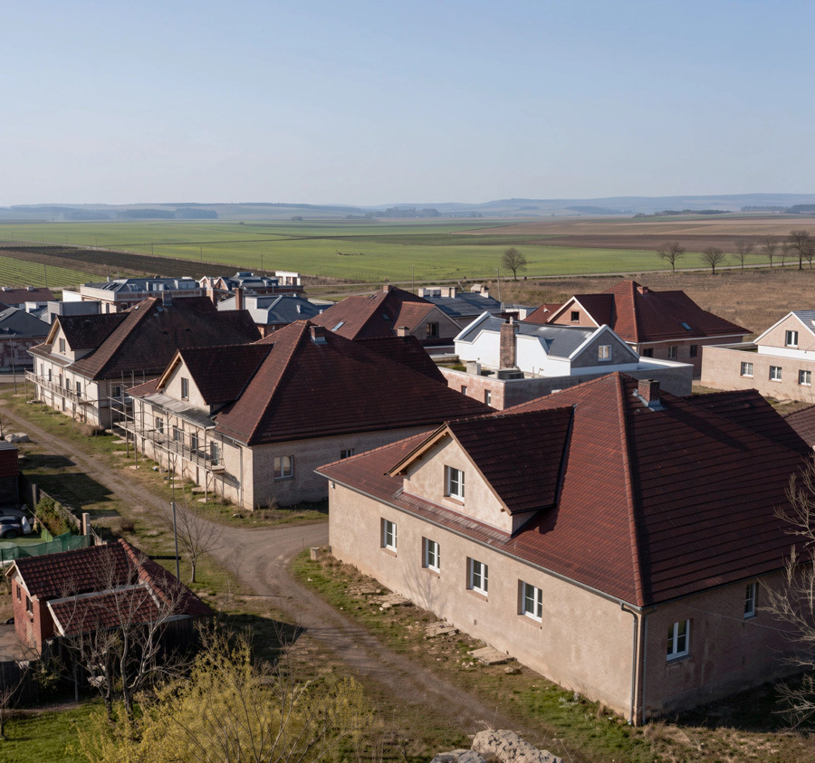 Výstavba bytových domů Račetice